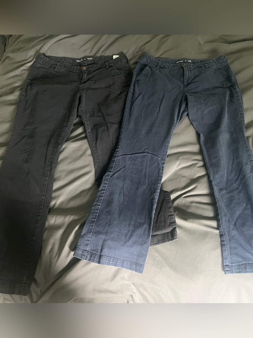 Old Navy Women's Bootcut Pants - Black and Navy